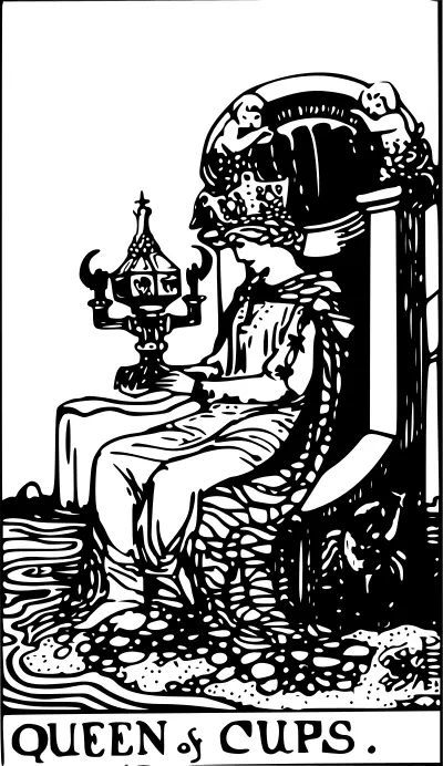 Queen of cups occult card