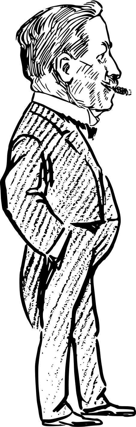 Man with cigar