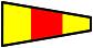 Colorful signal flag