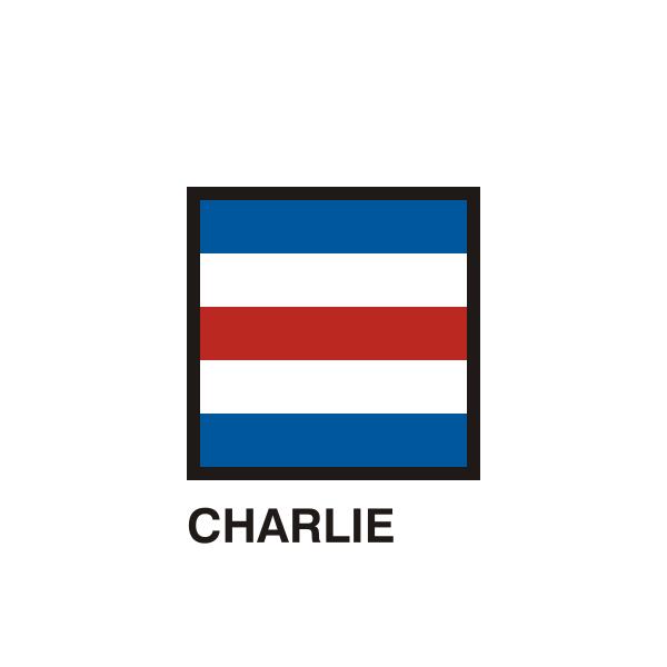 Gran Pavese flags, Charlie flag