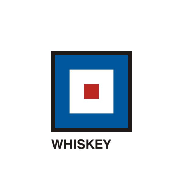 Whiskey flag