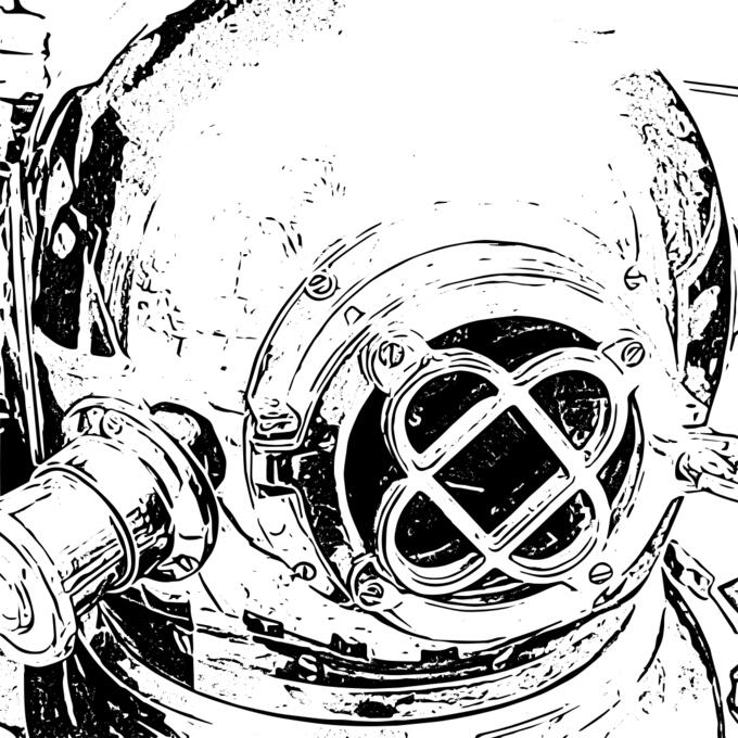 Diving helmet