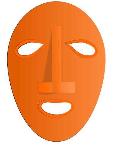 Traditional African mask