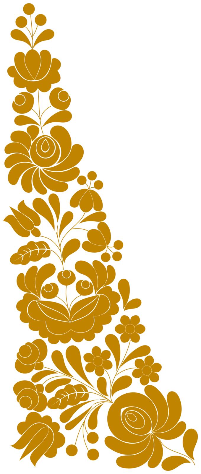 Traditional flower ornament