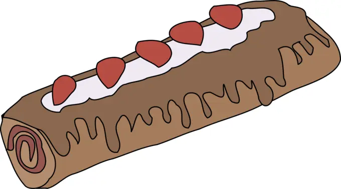 Yule Log Cake