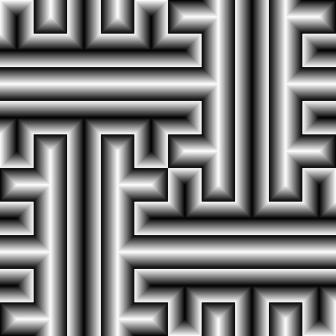 Seamless gray scale tile