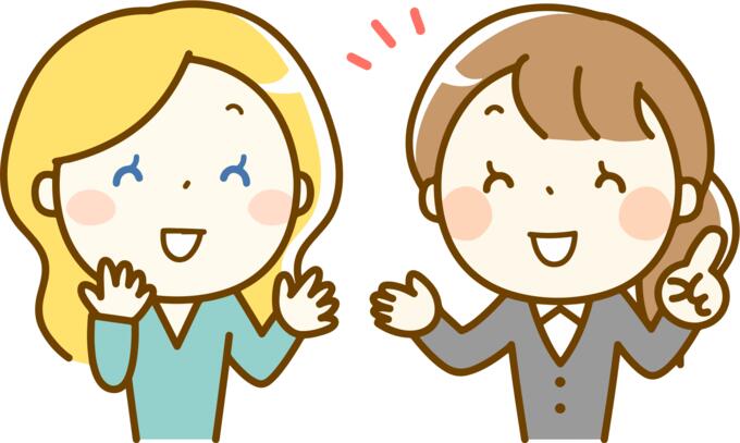 Women laughing