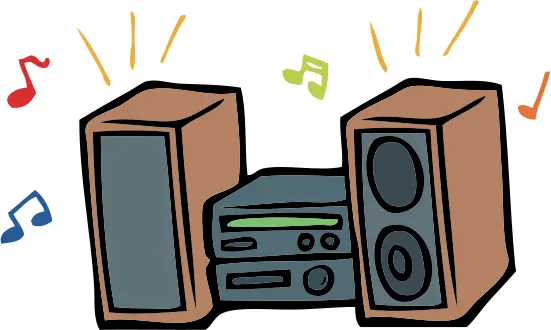 Stereo music