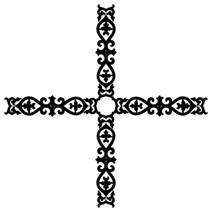 Geometrical frame silhouette