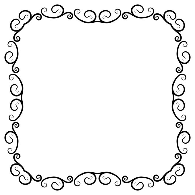 Empty photo frame vector image