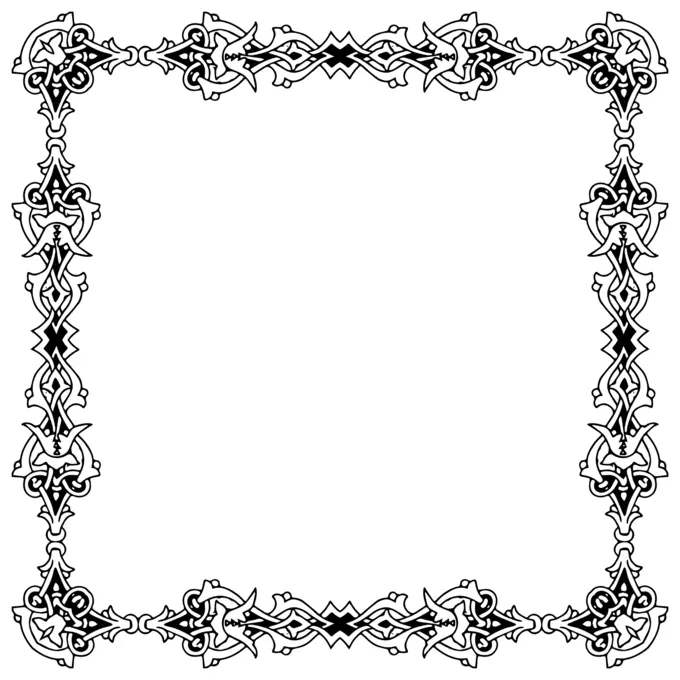 Vintage knot frame