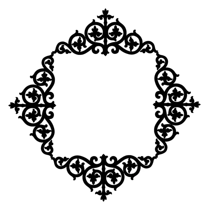 Vintage Arabic frame