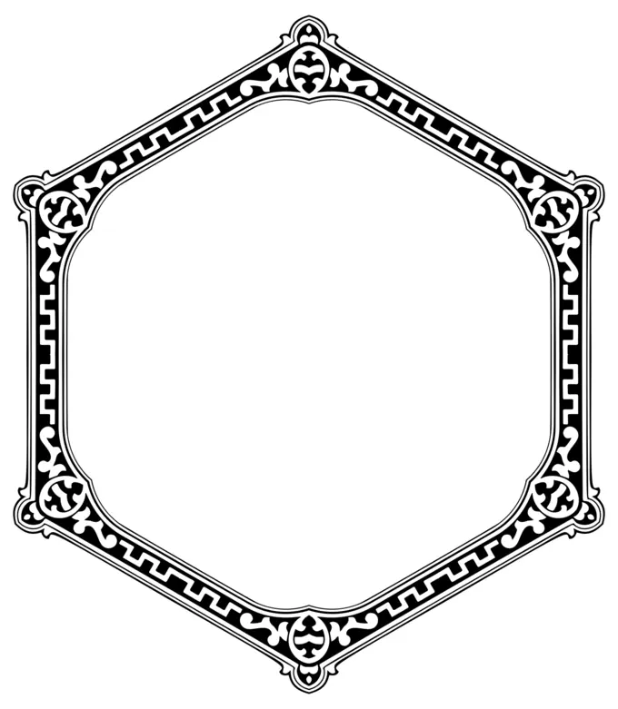 Vintage decorative support