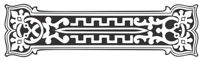 Vintage decorative bar