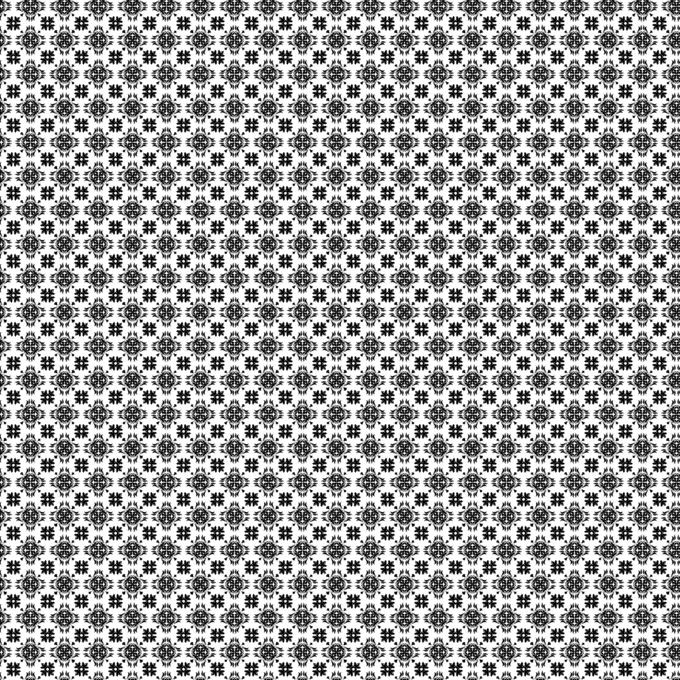 Seamless floral silhouette pattern