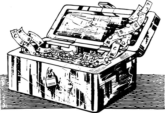 Full treasure chest