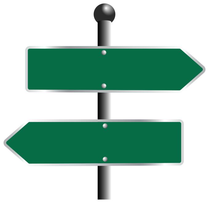 Two way sign