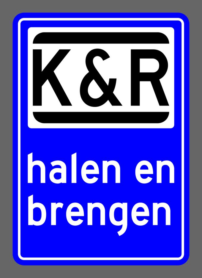 Kiss and ride symbol