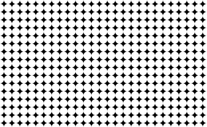 White circles in black background