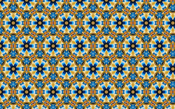 Seamless golden vector pattern