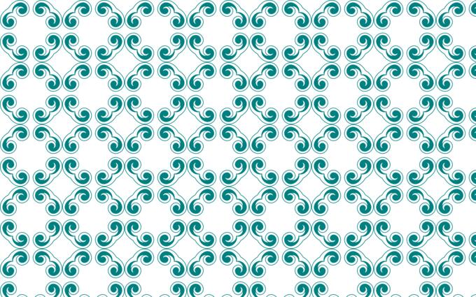 Green repeating pattern