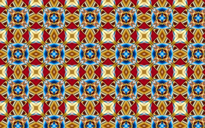 Seamless pattern with golden parts