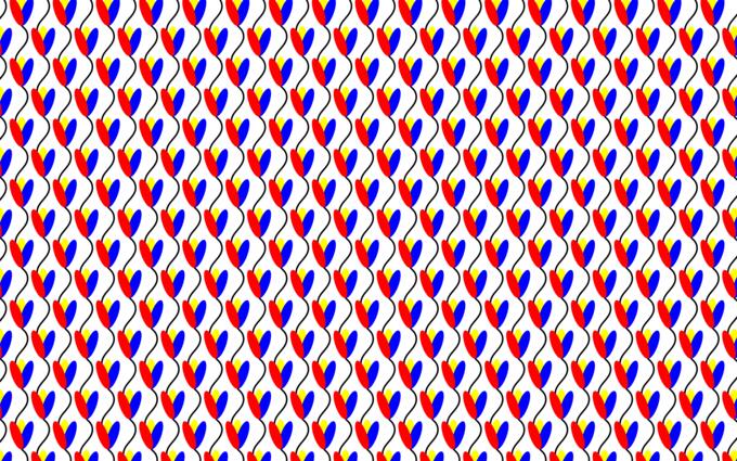 Colorful tulips seamless wallpaper