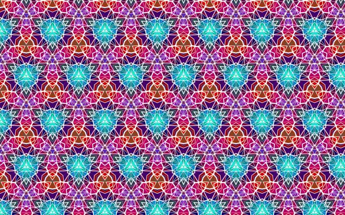 Diamonds in a colored pattern