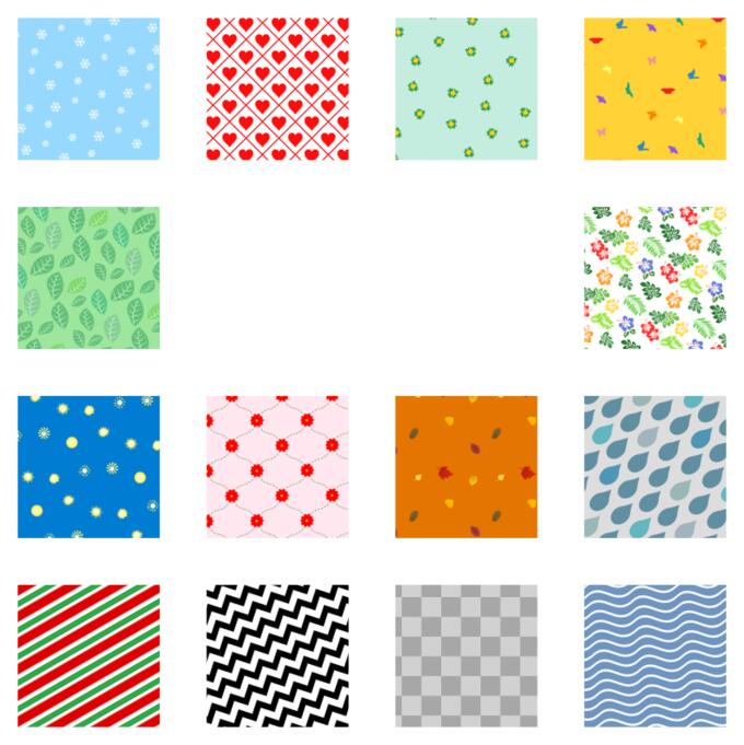 Pattern set "All year round"