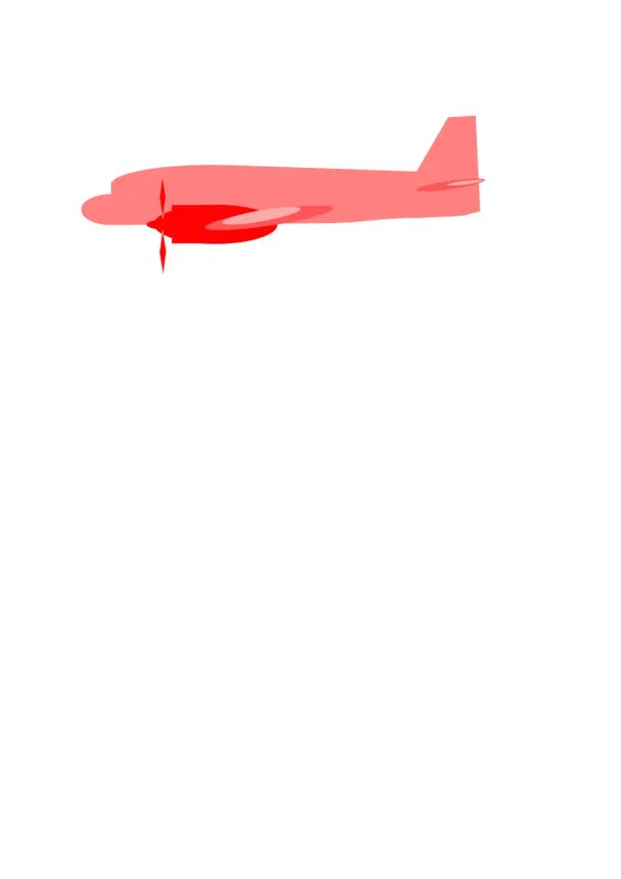 Red airplane