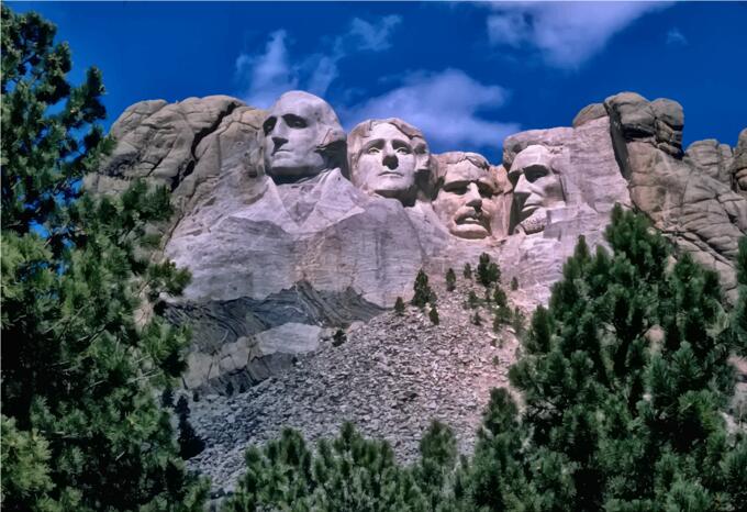 Presidents on Mount Rushmore