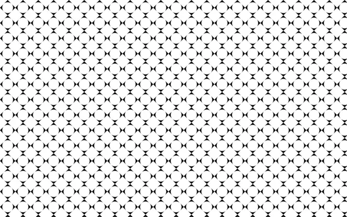 Seamless negative space circles pattern 2