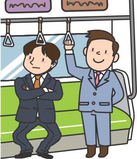 Crowded subway