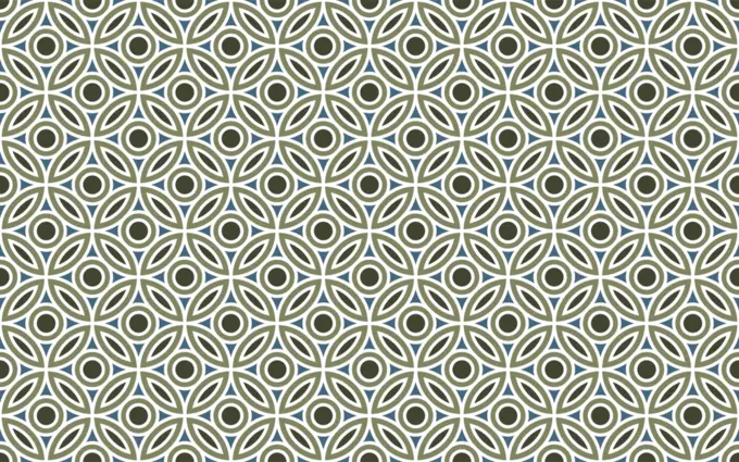 Overlapping circles pattern