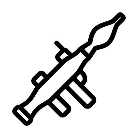 Bazooka vector sketch