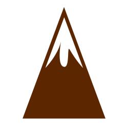 Mountain with snowy peak