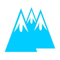 Glacier vector icon