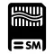 Monochrome SM icon