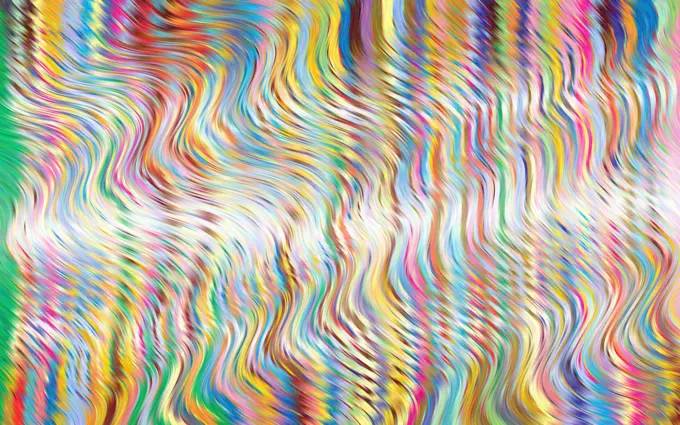Chromatic blurry pattern