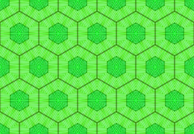 Background hives in green