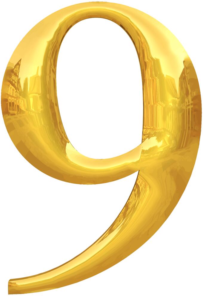 Gold typography 9
