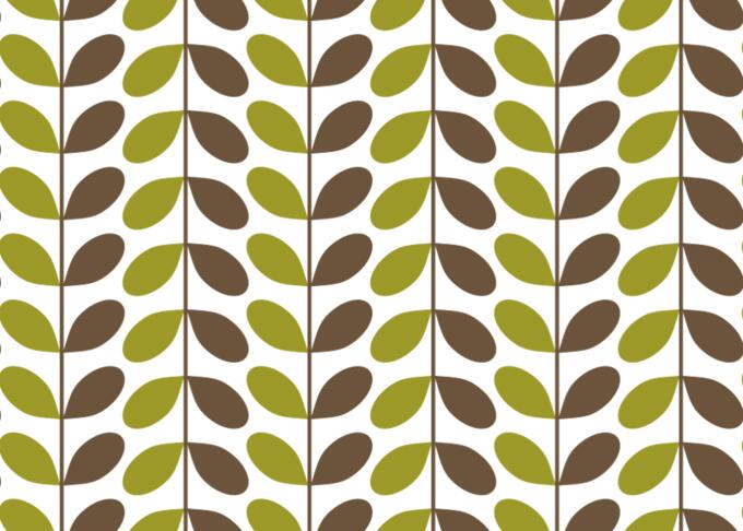 Leafy pattern vector image