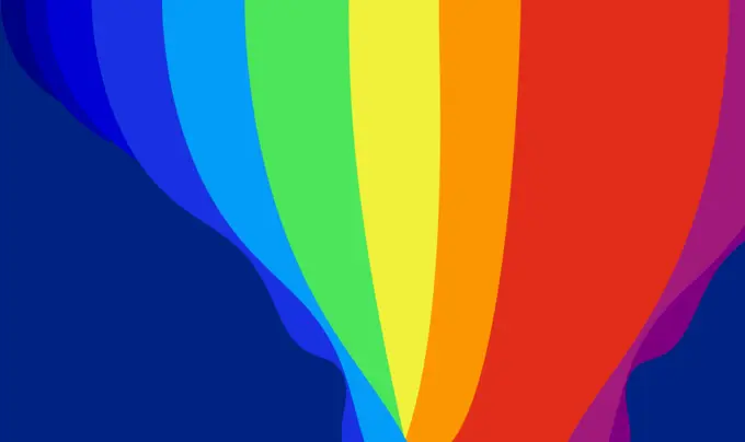 Rainbow abstract background vector symbol