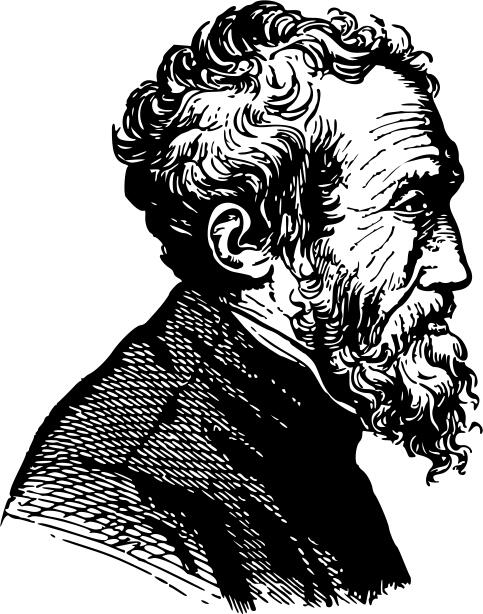 Michelangelo in black and white