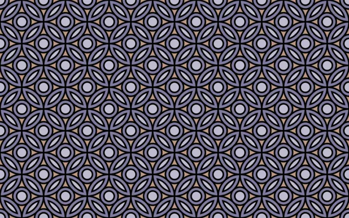 Colorful diamonds on black surface