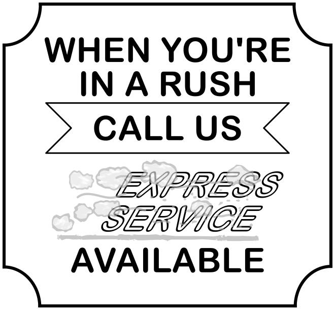 Express service poster
