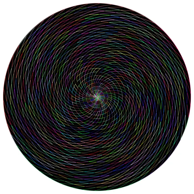 Colorful prismatic vortex