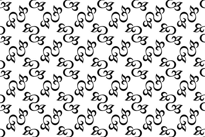 Abstract floral pattern