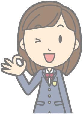 OK gesture vector image