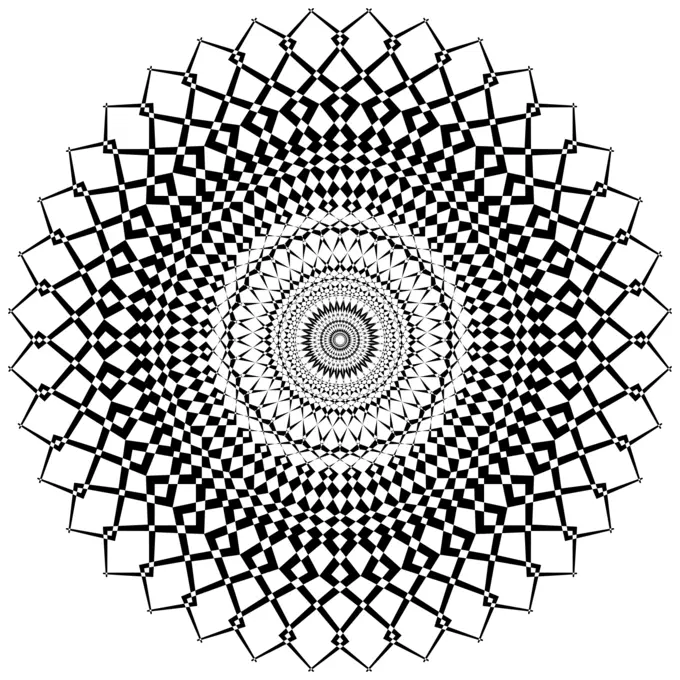 Lace vortex vector image
